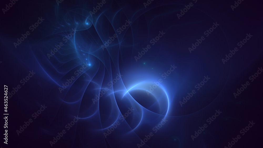 3D rendering abstract fractal light background 3D rendering abstract fractal light background