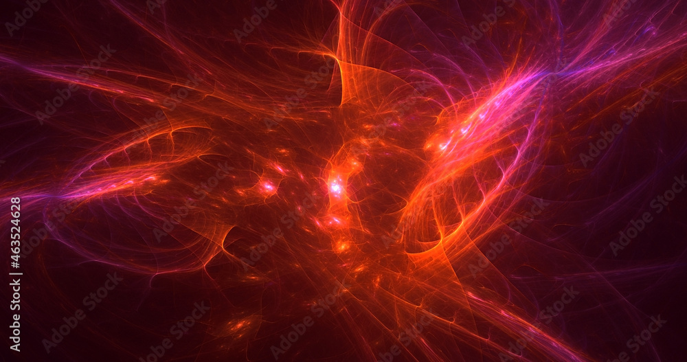 3D rendering abstract multicolor fractal light background 3D rendering abstract multicolor fractal light background