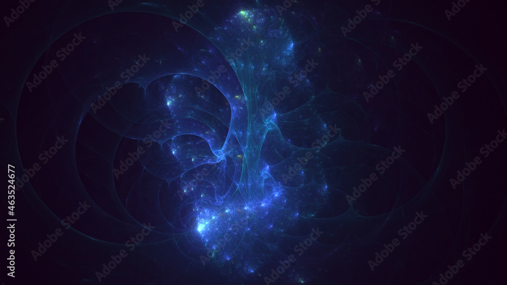 3D rendering abstract colorful fractal light background 3D rendering abstract colorful fractal light background