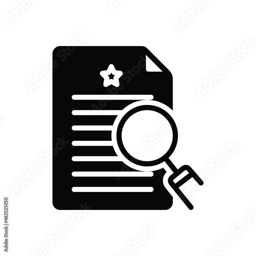 Black solid icon for apparent 