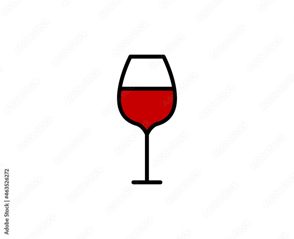 Glass flat icon. Single high quality outline symbol for web design or mobile app. Holidays thin line signs for design logo, visit card, etc. Outline pictogram EPS10 Glass flat icon. Single high quality outline symbol for web design or mobile app. Holidays thin line signs for design logo, visit card, etc. Outline pictogram EPS10