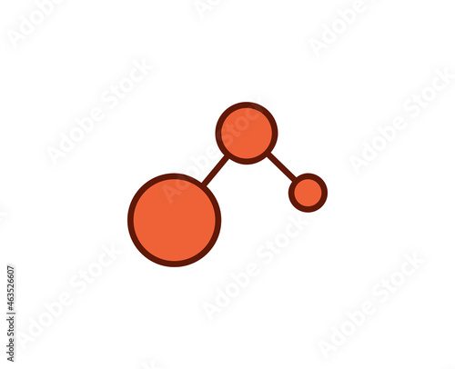 Share premium line icon. Simple high quality pictogram. Modern outline style icons. Stroke vector illustration on a white background. 