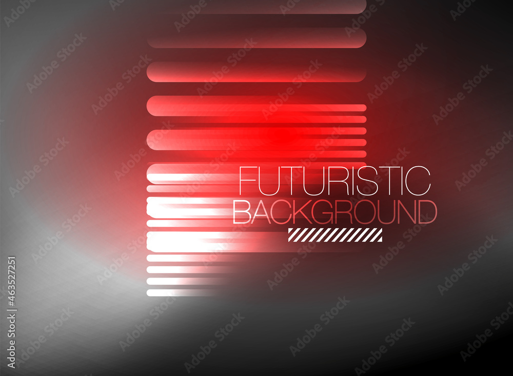 Obraz premium Bright neon color techno abstract background, shiny glowing neon lines in the dark background