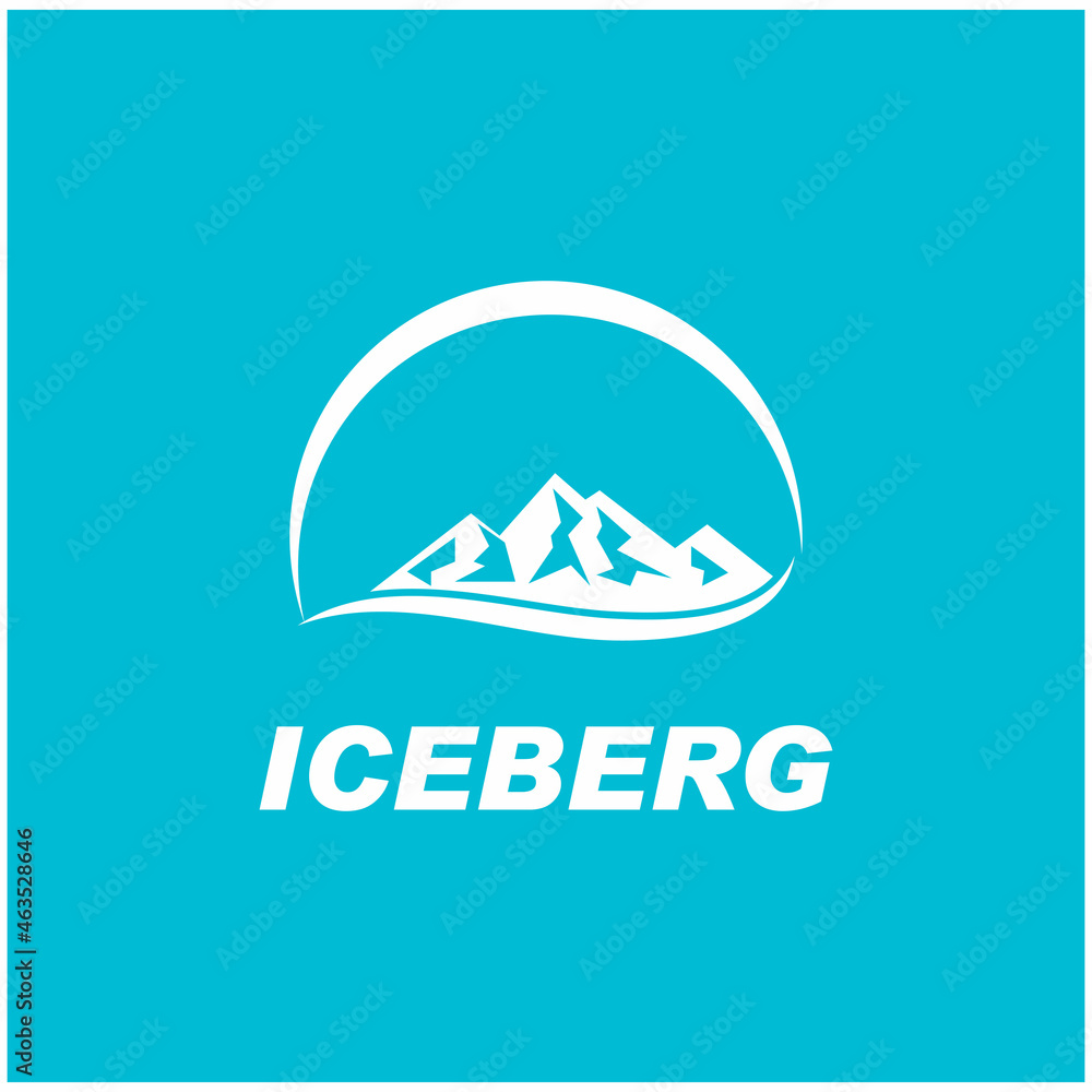 Ice berg Logo Template vector symbol nature Ice berg Logo Template vector symbol nature