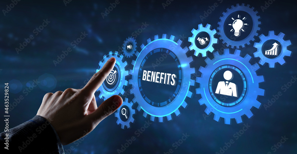 Internet, business, Technology and network concept.Employee benefits help to get the best human resources. Business concept. Virtual button. Internet, business, Technology and network concept.Employee benefits help to get the best human resources. Business concept. Virtual button.