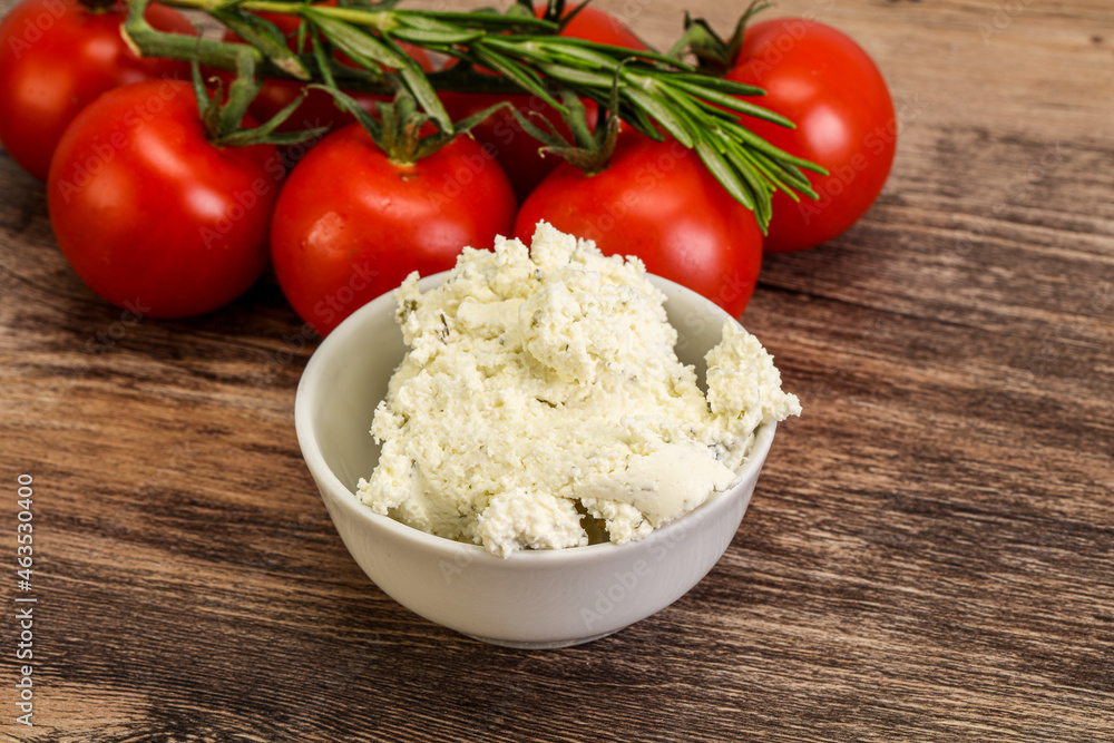 Soft cream cheese with herbs Soft cream cheese with herbs