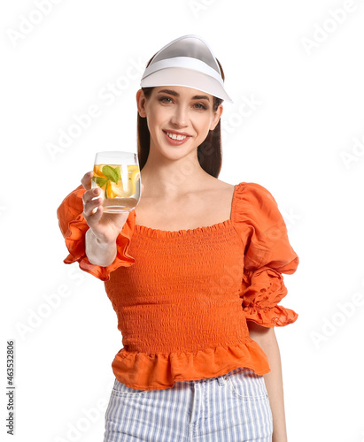 Beautiful young woman with ...