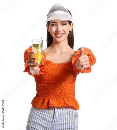 Beautiful young woman with ...