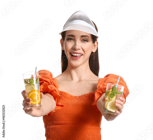 Beautiful young woman with ...