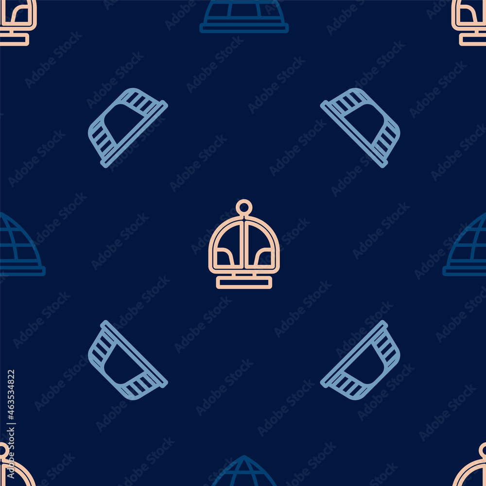Set line Playground climbing equipment, Monkey bar and Attraction carousel on seamless pattern. Vector Set line Playground climbing equipment, Monkey bar and Attraction carousel on seamless pattern. Vector