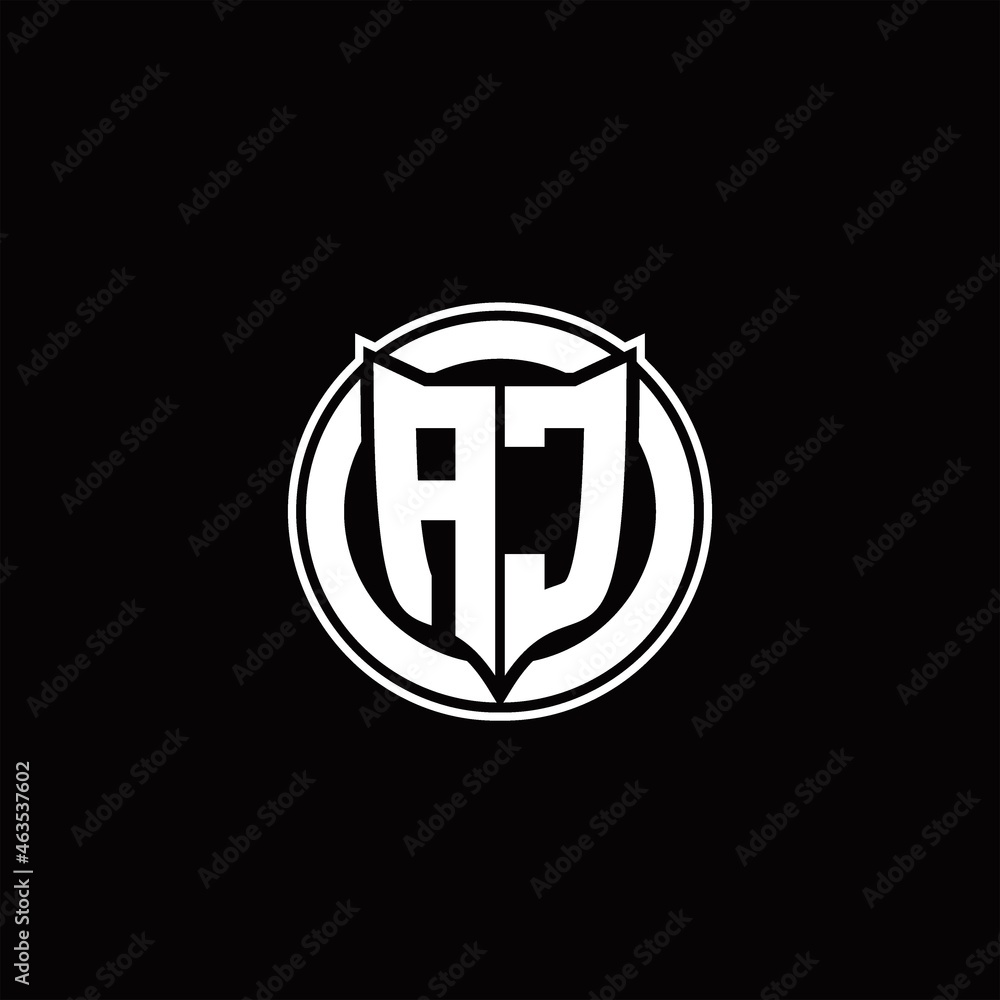 AC Logo monogram with shield and circluar shape design tamplate AC Logo monogram with shield and circluar shape design tamplate