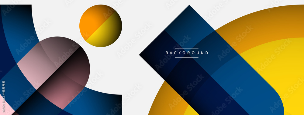 Trendy shapes, color minimal design composition, lines and shadows for wallpaper banner background or landing page Trendy shapes, color minimal design composition, lines and shadows for wallpaper banner background or landing page