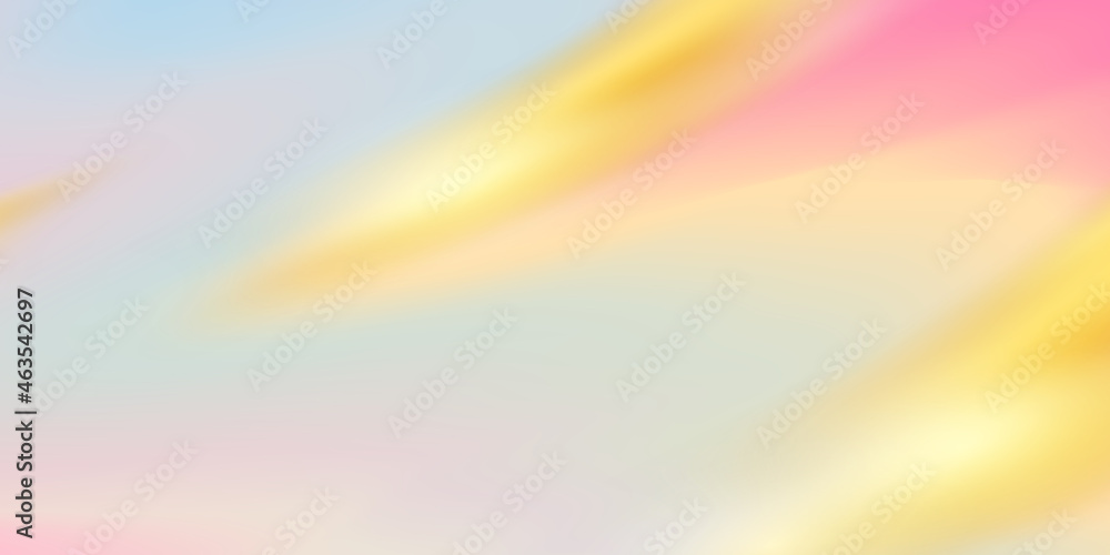 Naklejka premium Background design in golden abstract horizontal pastel hologram