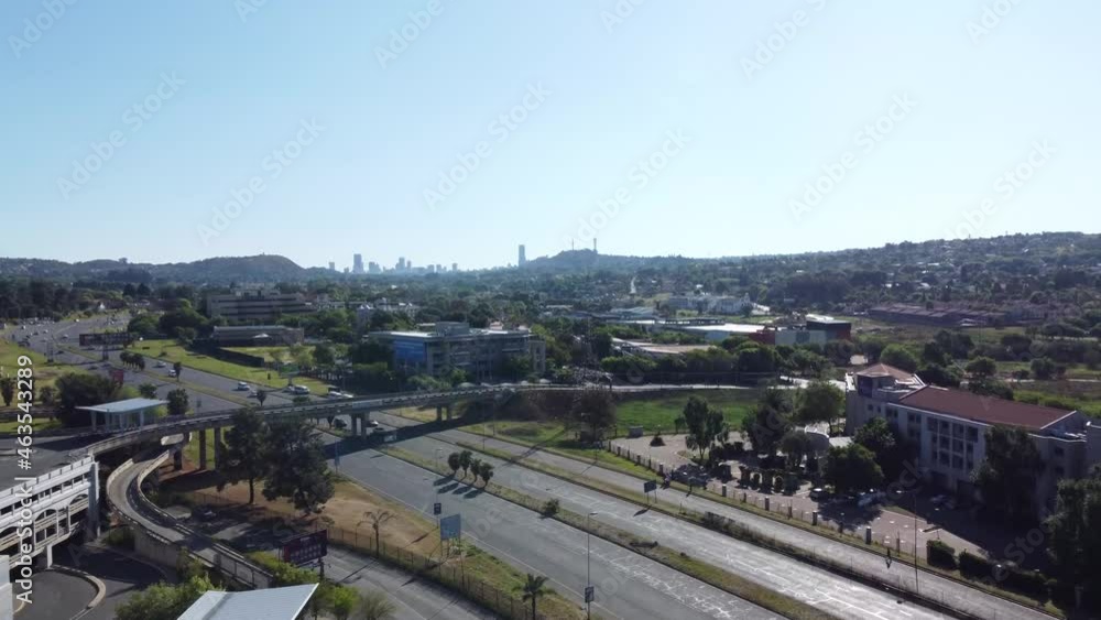 Bedfordview, Johannesburg - beautiful aerial view of the city of Johannesburg on a sunny day, Gauteng, South Africa Bedfordview, Johannesburg - beautiful aerial view of the city of Johannesburg on a sunny day, Gauteng, South Africa
