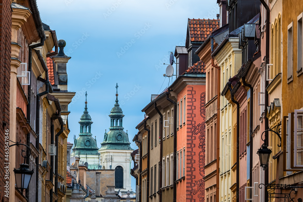 Fototapeta premium In The Old Town Of Warsaw, Poland