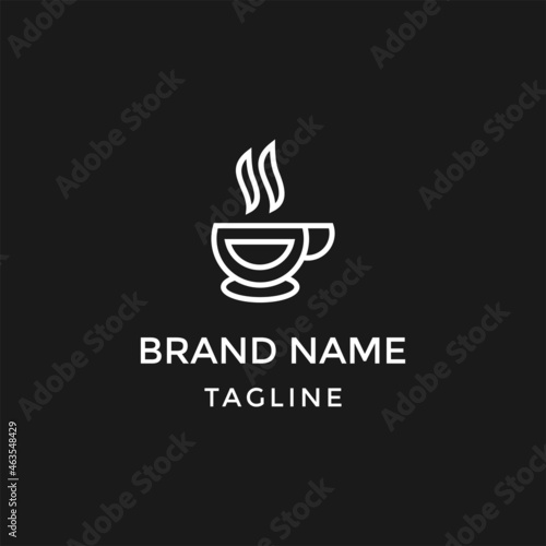 Coffee cup icon vector. Symbol for your web site design  logo  app  UI.