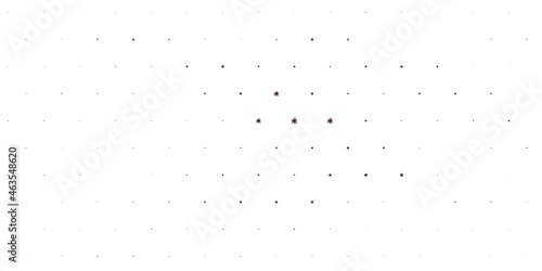 Light Pink, Red vector pattern with coronavirus elements.