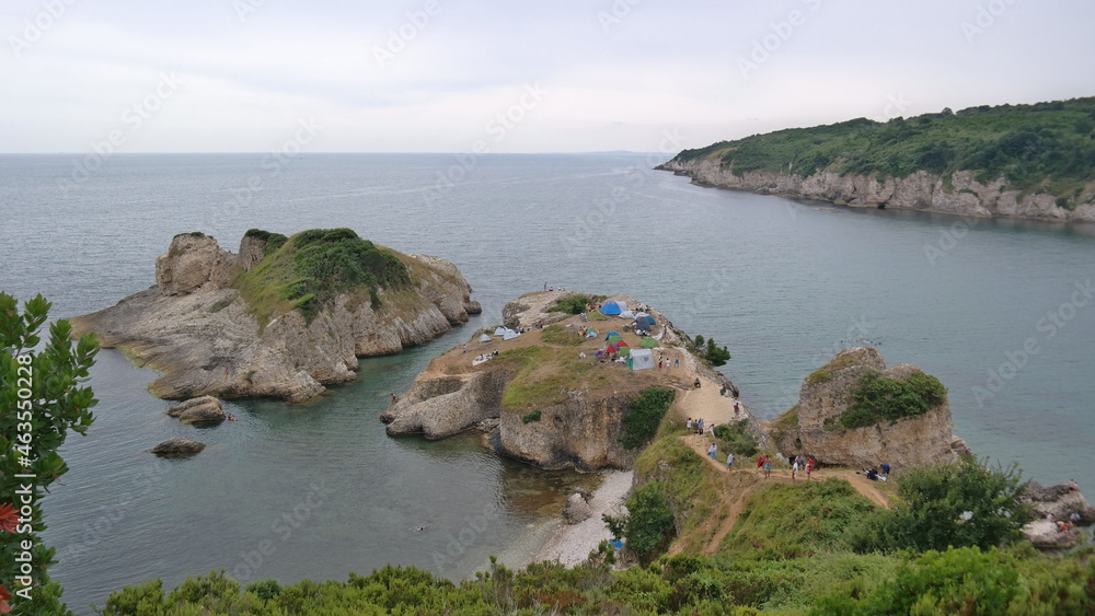 Beautiful sea landscape of the Black Sea in Turkey Beautiful sea landscape of the Black Sea in Turkey