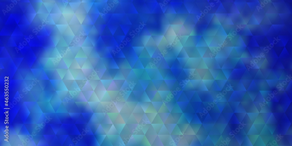 Light BLUE vector layout with lines, triangles. Light BLUE vector layout with lines, triangles.
