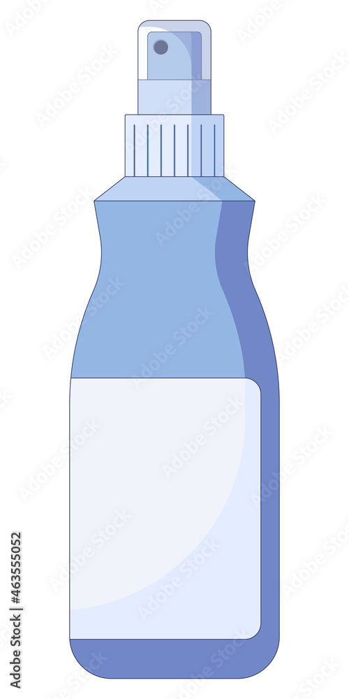 Vector illustration of hairspray tube icon in a flat style isolated on a white background. Vector illustration Vector illustration of hairspray tube icon in a flat style isolated on a white background. Vector illustration