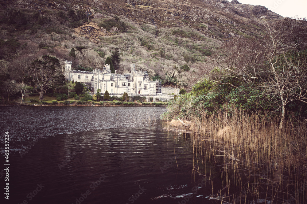 Kylemore Abbey in Connemara, County Galway, Ireland. Kylemore Abbey in Connemara, County Galway, Ireland.