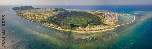 Cu Lao Re or Ly Son island or Volcanic island, Quang Ngai, Vietnam. Gieng Tie...