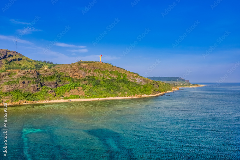 Cu Lao Re or Ly Son island or Volcanic island, Quang Ngai, Vietnam. 