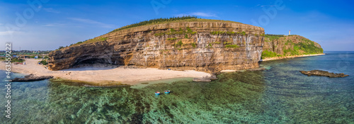 Cu Lao Re or Ly Son island or Volcanic island, Quang Ngai, Vietnam.