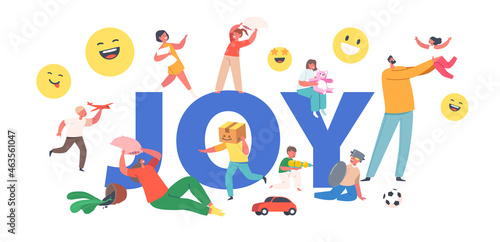 Family Joy Concept. Mother, Father and Children Happy Sparetime, Kids with Parents Fight on Pillows and S Making Mess