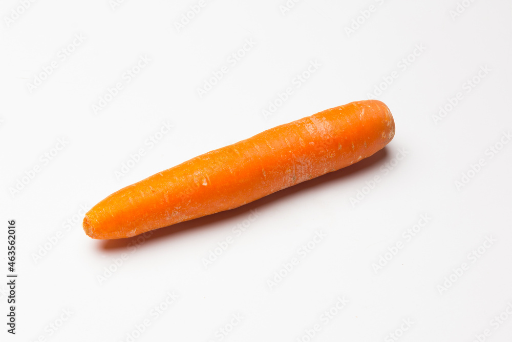 Carrot on white background. Rich in vitamins Carrot on white background. Rich in vitamins