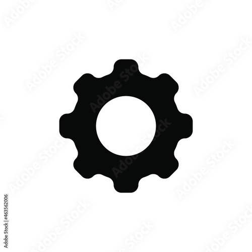 vector setting icon , setting symbol illustration for UI and UX design