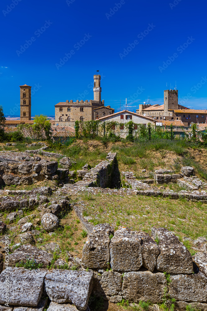 Volterra medieval town in Tuscany Italy