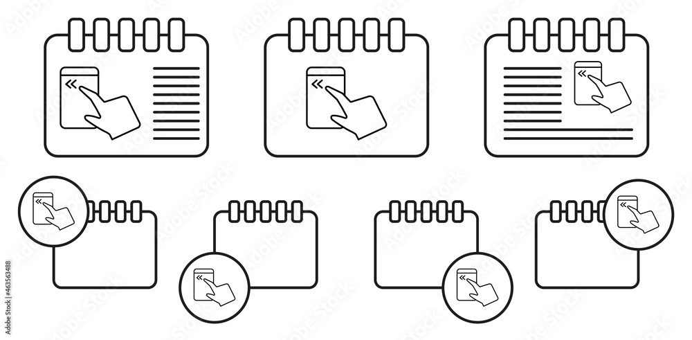 Smartphone, zoom free, touch vector icon in calender set illustration for ui and ux, website or mobile application Smartphone, zoom free, touch vector icon in calender set illustration for ui and ux, website or mobile application