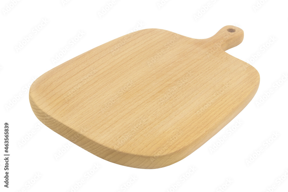 Wooden cutting board isolated on white Wooden cutting board isolated on white