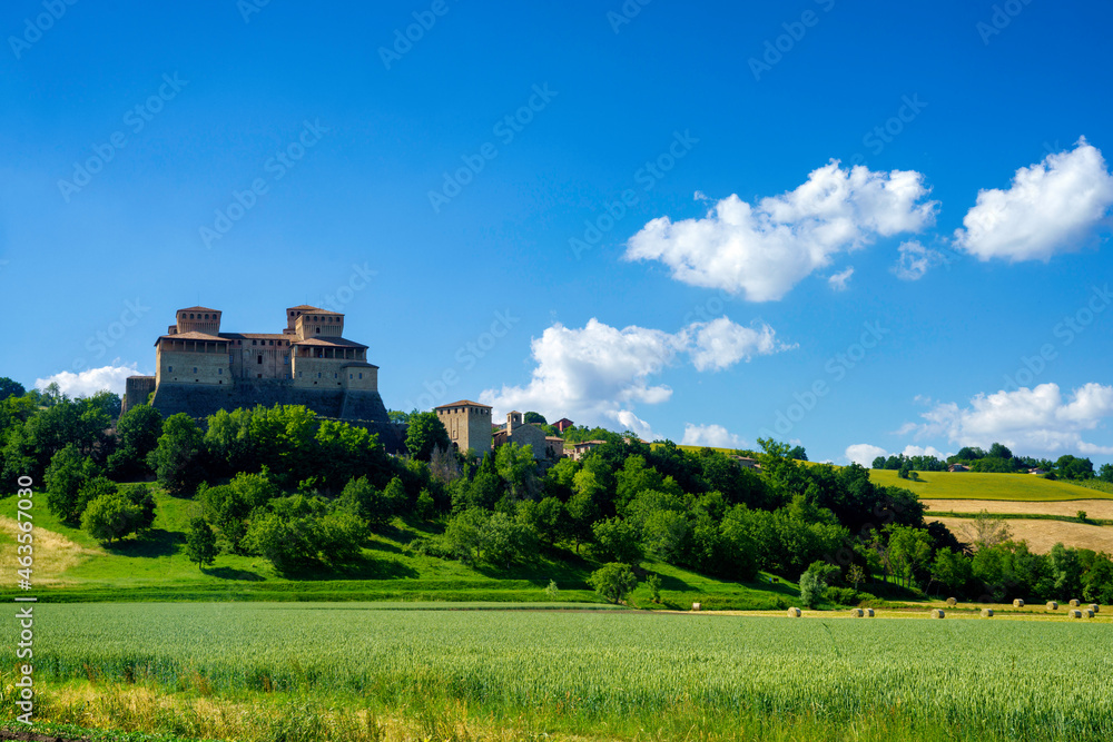 Medieval castle of Torrechiata, Parma province, Italy