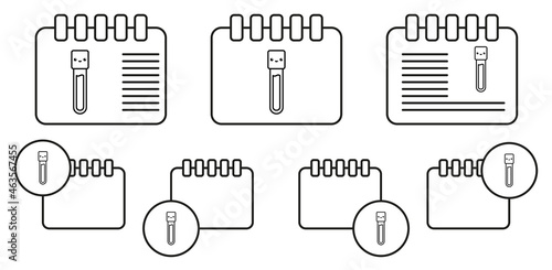 Blood simple vector icon in calender set illustration for ui and ux, website or mobile application