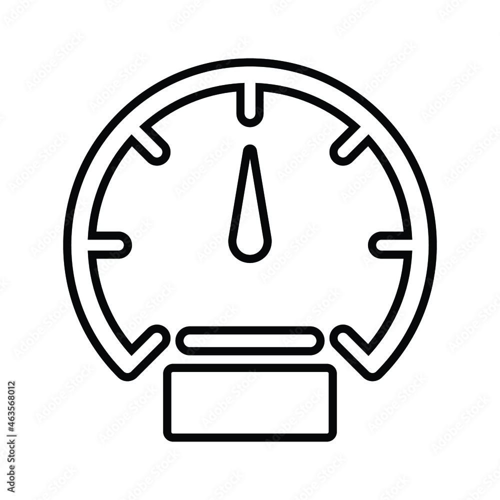 Assistance, dashboard, speed outline icon. Line art vector. Assistance, dashboard, speed outline icon. Line art vector.