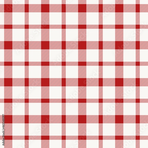 Red white classic fabric pattern