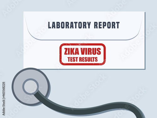 Zika virus medical test results