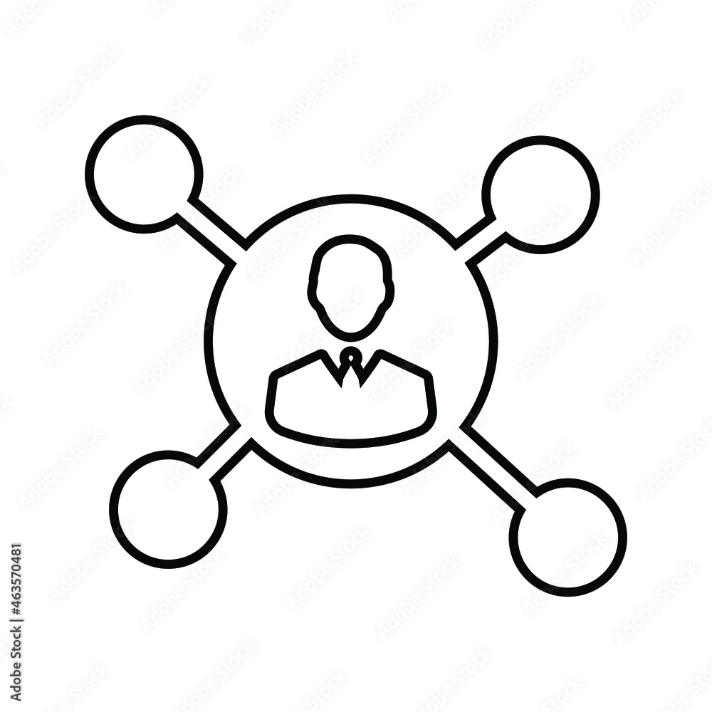 Network, complex, connection line icon. Outline vector. Network, complex, connection line icon. Outline vector.