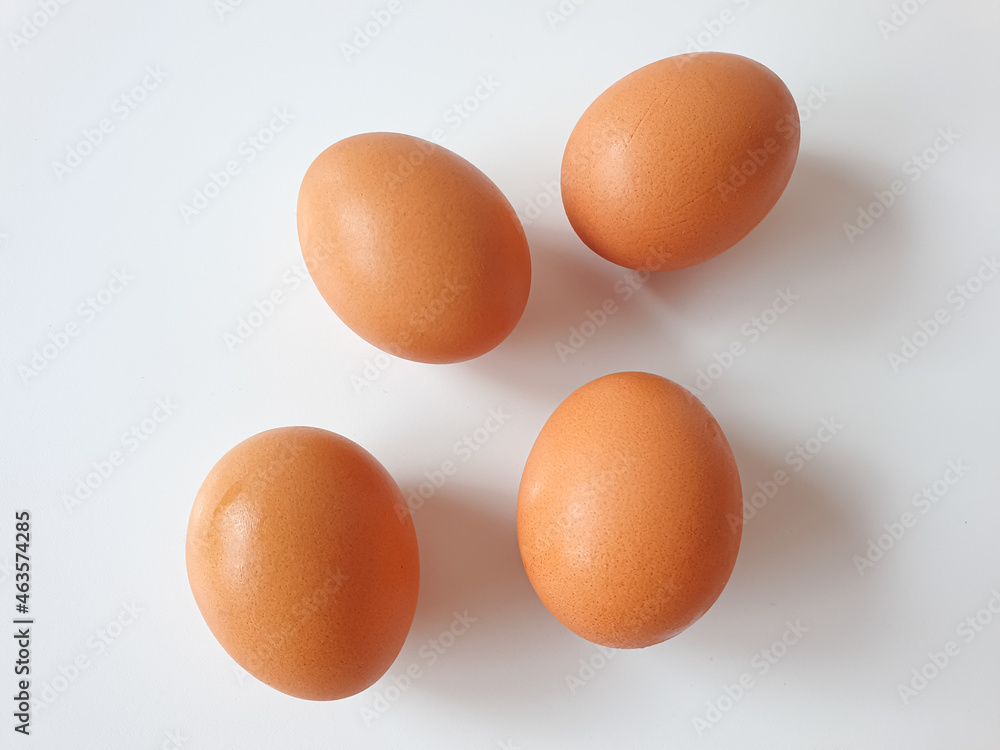 chicken egg, isolated on a white background chicken egg, isolated on a white background
