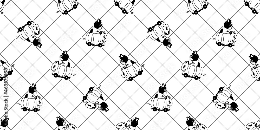 dog seamless pattern french bulldog Halloween pumpkin car riding puppy witch cartoon vector pet repeat wallpaper scarf isolated tile background gift wrapping paper character illustration doodle design dog seamless pattern french bulldog Halloween pumpkin car riding puppy witch cartoon vector pet repeat wallpaper scarf isolated tile background gift wrapping paper character illustration doodle design