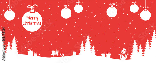 simple xmas background with christmas greetings
