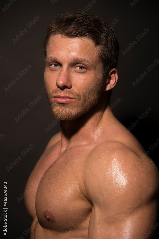 Portrait of bodybuilder Portrait of bodybuilder