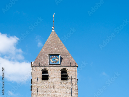 Tower of Saint Agathachurch in Oudega, Alde Feanen, Friesland, Netherlands photo