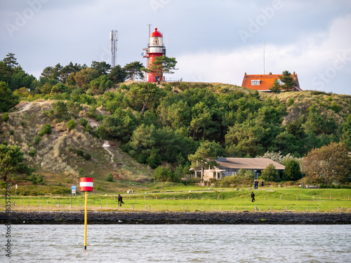 Vuurduin lighthouse on vuurboetsduin, East-Vlieland on West Frisian island Vlieland, Netherlands photo