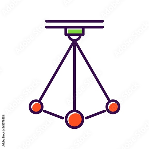 Pendulum Filled Vector Icon Design