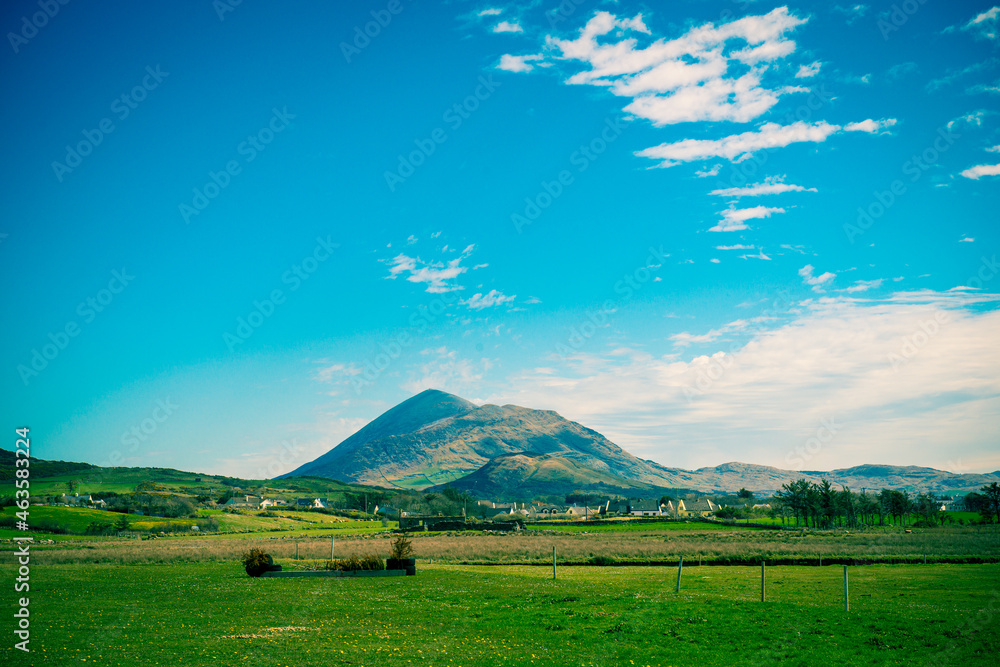 Obraz premium Co.Mayo landscape with Croagh Patrick in background Wild Atlantic Way