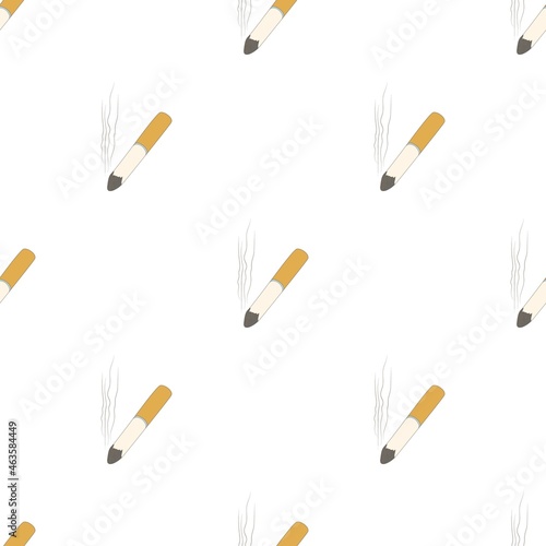 Cigarette butt pattern seamless background texture repeat wallpaper geometric vector