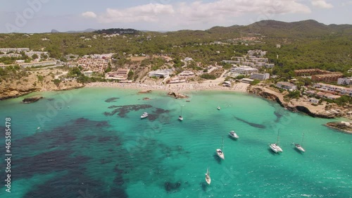 Wallpaper Mural Aerial view of beautiful island of Ibiza coast with boats, and increadible landscapes. Spain. Torontodigital.ca